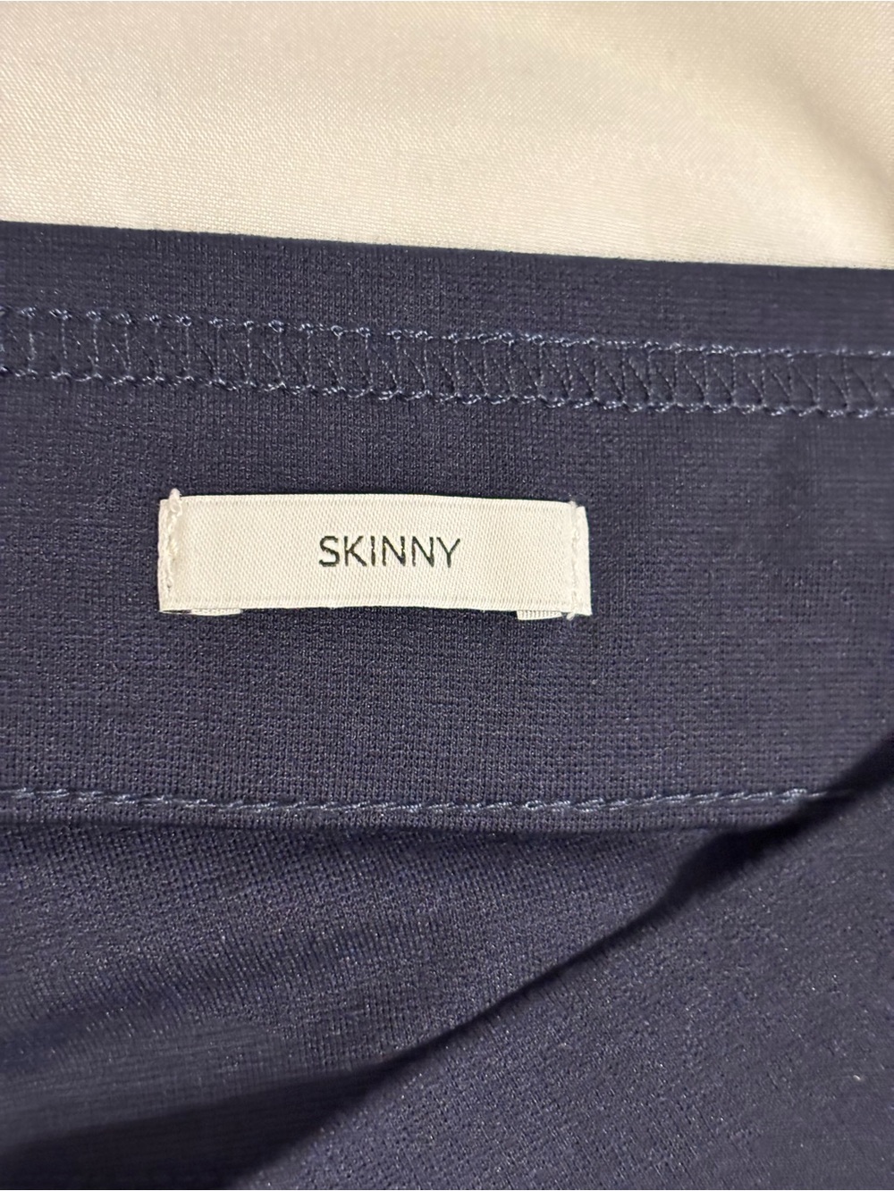 ๐ Nine West Skinny Pull On Pants Navy Blue Stretch XL NWT - Picture 3 of 11